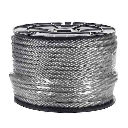 Campbell Chain & Fittings Campbell Galvanized Galvanized Steel 5/16 in. D X 200 ft. L Aircraft Cable 7000927